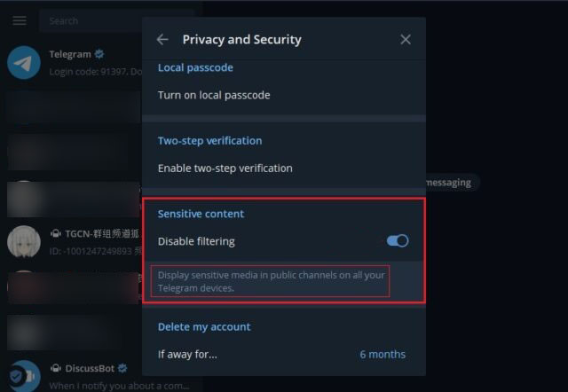 Telegram iOS 客户端怎么解锁全部内容？